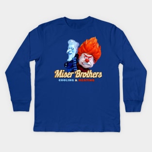 Miser Brothers Cooling & Heating Kids Long Sleeve T-Shirt